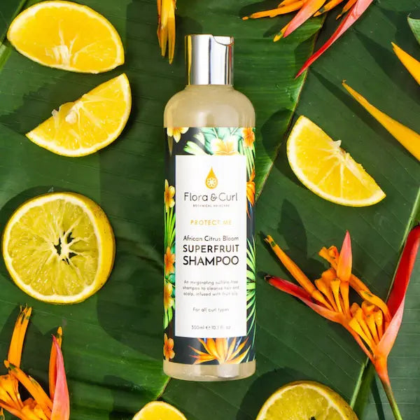 Flora & Curl African Citrus Superfruit Shampoo Hydratant 300ml