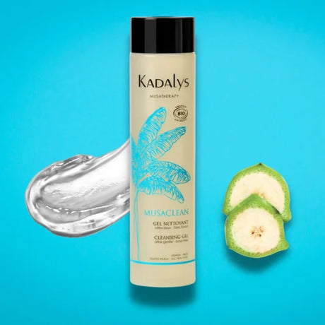 Kadalys Gel Nettoyant visage purifiant bio MUSACLEAN à la banane verte sans savon