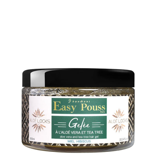 gelée a l'aloe vera et au tea tree pour locks, marque easy pouss