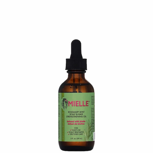 Mielle Organics Rosemary Mint Scalp & Hair Strengthening Oil - Huile Capillaire Romarin & Menthe Poivrée