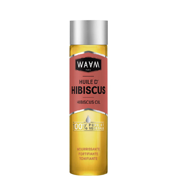 huile hibiscus nourrissante pour cheveux, marque waam cosmetics