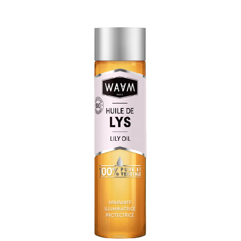 huile de lys pure bio, marque waam cosmetics