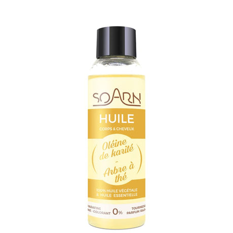 Oléine de Karité et Tea Tree pour cheveux crépus, marque Soarn