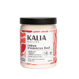 Kalia Nature Crème d'hibiscus soin capillaire 3-en-1 300ml à utiliser en masque, après-shampooing ou soin coiffant sans rinçage.
