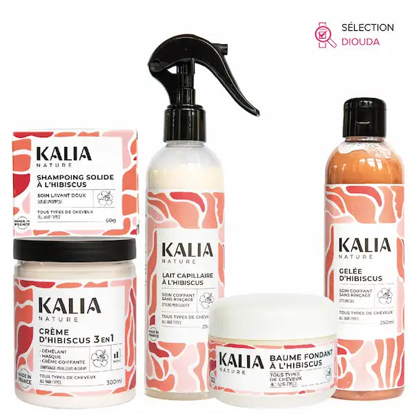 Kalia Nature Rituel 5 Soins capillaires à l'Hibiscus sans huile de Coco
