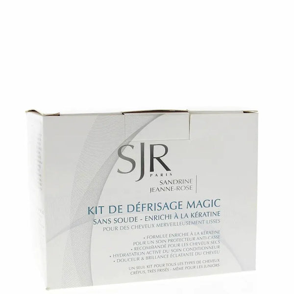 SJR Paris Kit De Défrisage à la Keratine Magic sans soude pour un lissage parfait