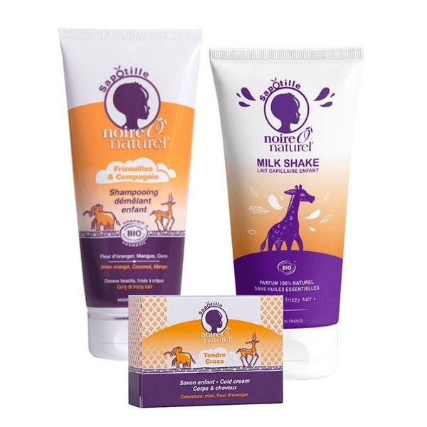 Kit Routine Cheveux Enfant BIO Sapotille NoireÔnaturel 