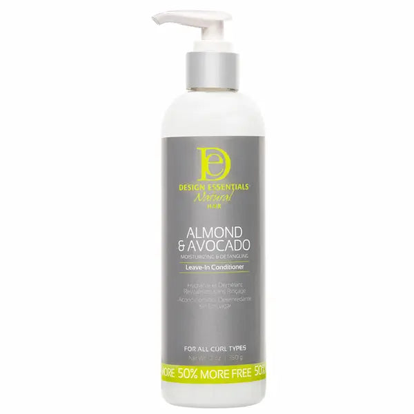 Design Essentials Natural Leave-in conditioner sans rinçage hydratant et démêlant