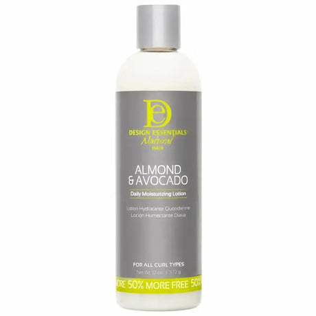 Design Essentials Natural Lotion hydratante quotidienne pour tous les types de boucles.