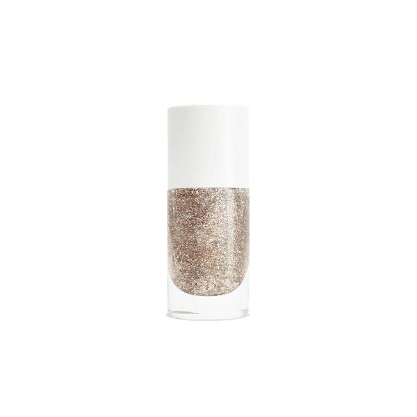 LUCIA-Paillette Or Blanc Vernis - Nailmatic Pure 
