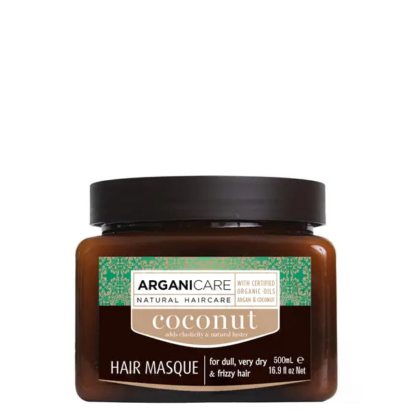 Arganicare Masque nourrissant et réparateur à base d'Huile de Coco pour les cheveux secs à très secs.