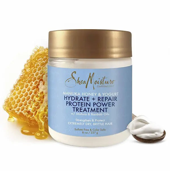 Masque Proteiné Hydrate + Repair Protein Power Treatment Manuka Honey & Yogurt - Shea Moisture