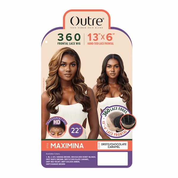 perruque lace front wig 360 13x6 Maximina - Outre
