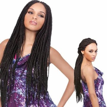 Mèches à tresser JUMBO BRAIDS Bordeaux, Chatain ou Noir Outré