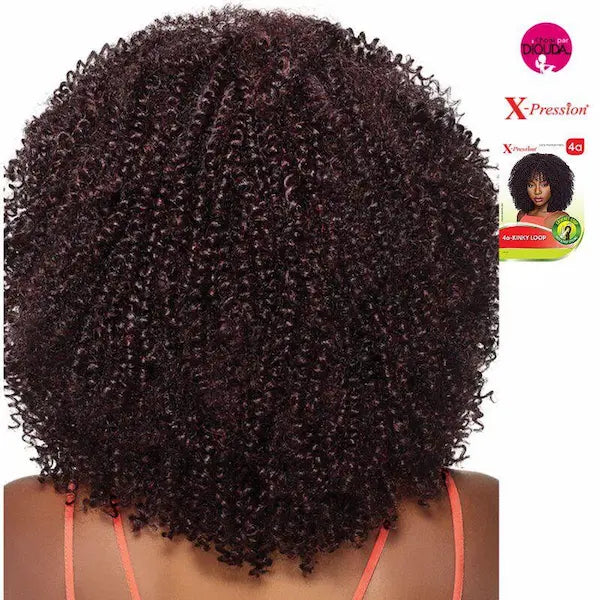 Mèches Crochet Afro Kinky X-Pression Braid 4A Kinky Loop pour coiffure de protection