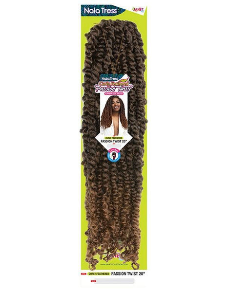 Mèches CURLY FEATHERED PASSION TWIST 20 pouces - Janet Collection 