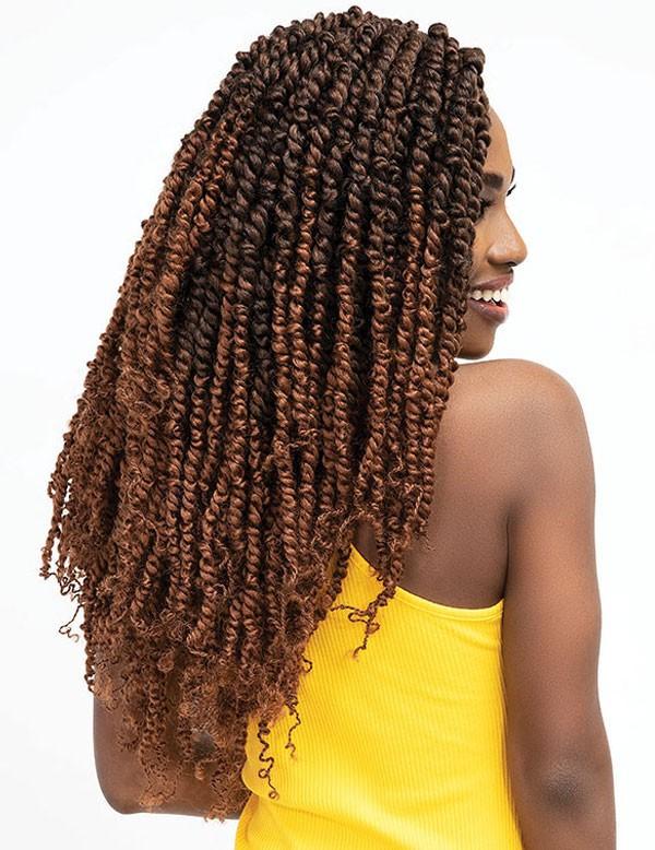Mèches CURLY FEATHERED PASSION TWIST 20 pouces - Janet Collection 