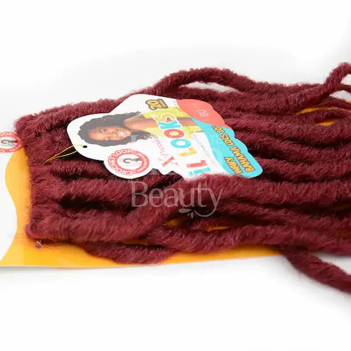 Mèches Crochet Outre X-pression Lil Looks WAVY BOMB TWIST Burgundy (BU) 