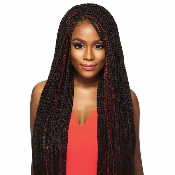 Tresses africaines avec Mèches Outre X-Pression Pre-Stretched Ultra Braid 3X 52 