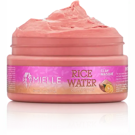 Mielle mielle masque detoxifiant Rice Water Clay Masque cheveux et corps