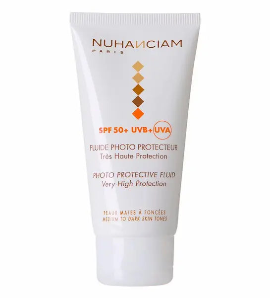 Nuhanciam Fluide Photo Protecteur SPF 50 -  Crème solaire peau noire et mate