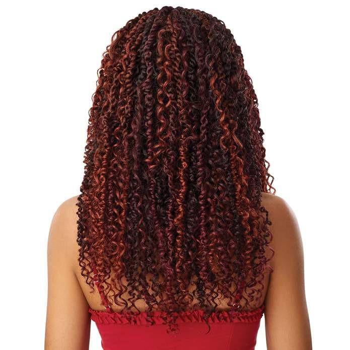 Perruque avec twists Boho Passion Waterwave Lace Front 4x4 22 pouces Outré 