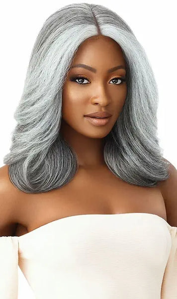 Perruque Lace front wig Grise FF Misty Smoke Gray - Outré Neesha 201 