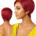 Perruque pixie rousse Outré Daily Wig Elise en roux Red Passion - Tête Complète