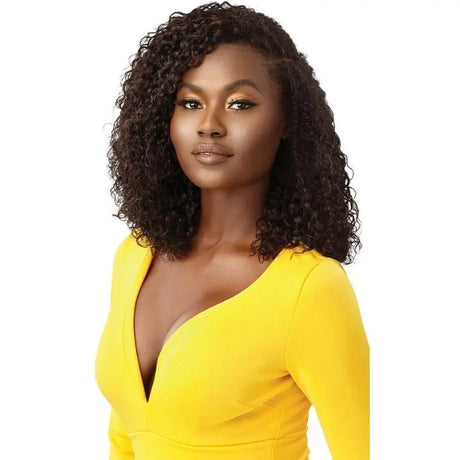 Perruque naturelle u part bouclée mi-longue HH-Malaysian Curly 14pouces - Outré Gold Label