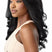 Perruque Wavy yaki LACE FRONT WIG Neesha 209 Outré (1B) de profil