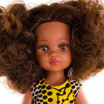Poupon FILLE Imani / AFRIQUE avec cheveux