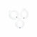 PuffCuff Mini Lot de 3 Anneaux transparents