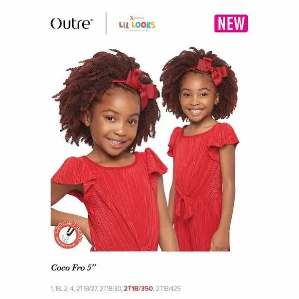 crochet braids afro courts Outre X-pression Lil Looks Coco Fro 