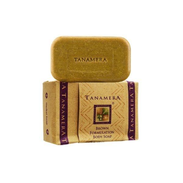 Savon Gommant Brun pour le Corps | Tanamera  125 grammes