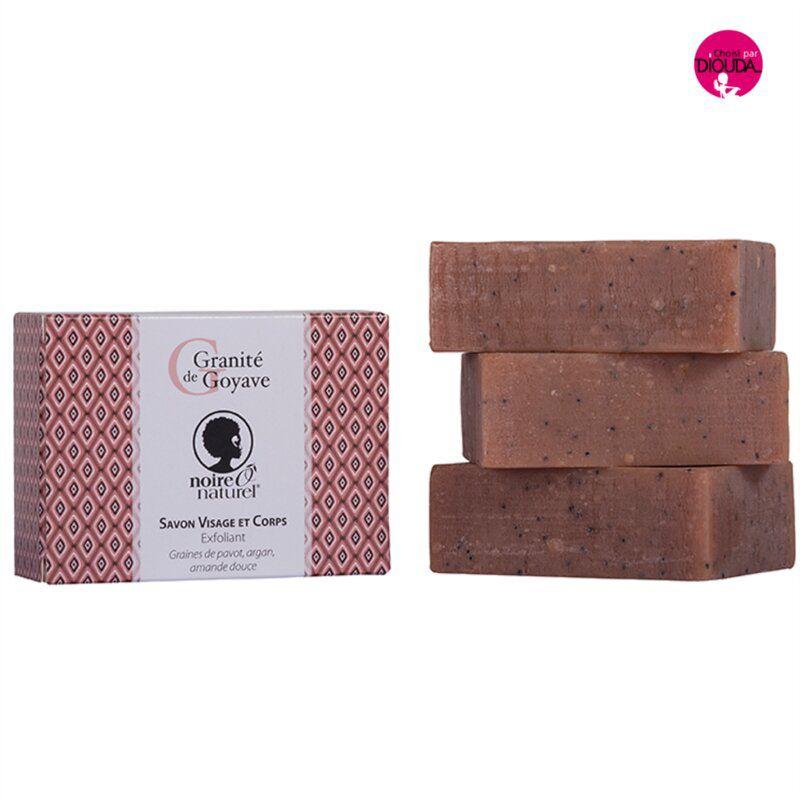 NoireONaturel - Savon Gommant - Granité de Goyave – Diouda