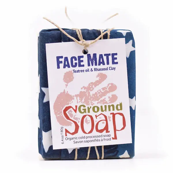 Savon Naturel Purifiant Face Mate Grand Format Visage et Corps Ground Soap