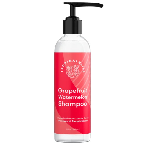 tropikalbliss shampoing vegan hydratant grapefruit watermelon pour cheveux bouclés
