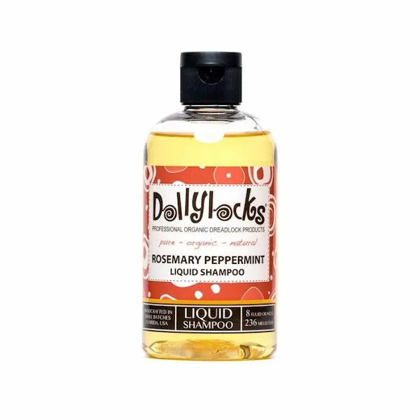 Shampoing Clarifiant Locks - Dollylocks Liquid Shampoo Rosemary Peppermint 236ml
