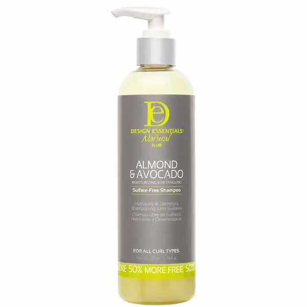 Design Essentials Natural shampoing sans sulfate hydratant et démêlant.