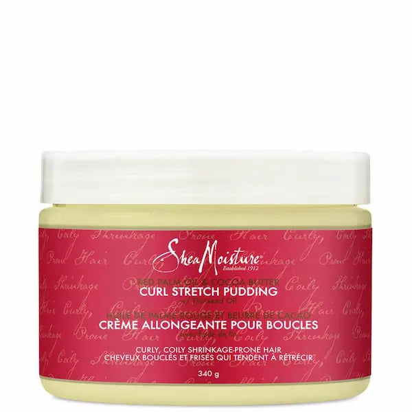 Shea Moisture Red Palm Oil & Cocoa Butter - Curl Stretch Pudding Crème allongeante pour Boucles