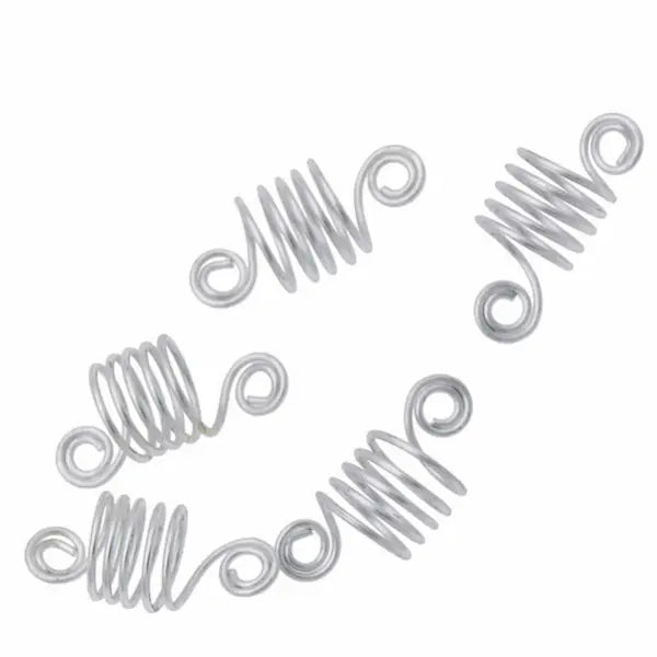 Lot de 5 Spirales Ressorts pour braids et Locks