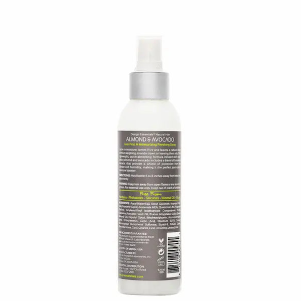 Design Essentials spray de finition hydratant et anti frisottis 