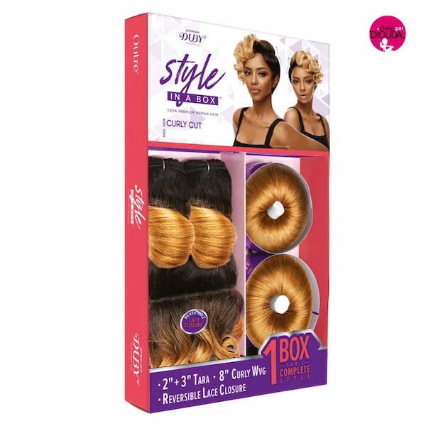 Tissage Premium Duby Outré Curly Cut Style in a Box
