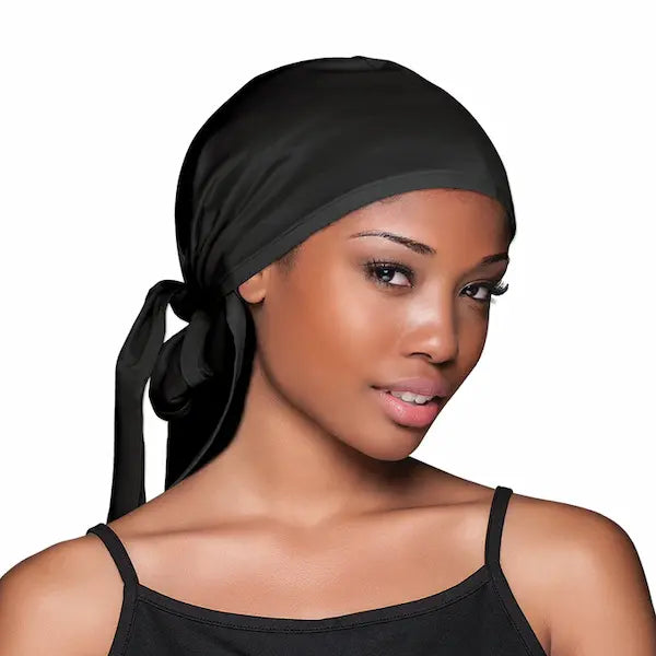 Bonnet De Nuit En Satin Pour Cheveux - Bande élastique Ajustable, Protection Frisottis, Pour Femmes Et Hommes - 2